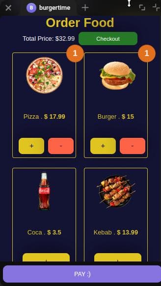 Burger King Telegram Bot - Food Ordering App