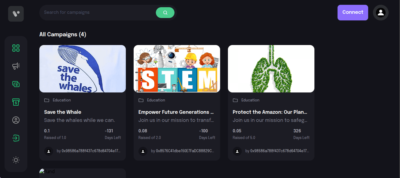 Crowdfunding Platform - Blockchain-based Fundraising