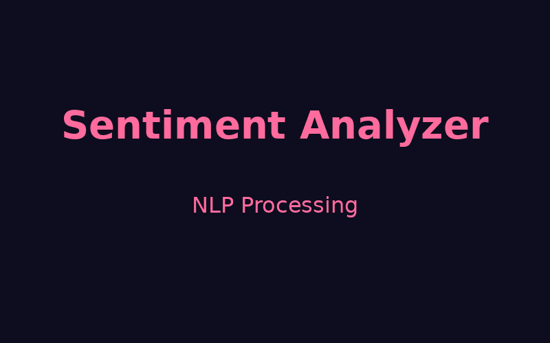 Sentiment Analyzer - NLP-Powered Opinion Mining