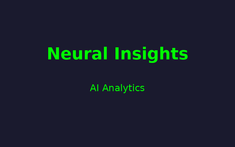 Neural Insights - AI-Powered Analytics Dashboard